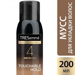 Мусс для укладки волос, Tresemme (Треземе) 200 мл средняя подвижная фиксация