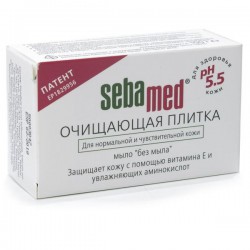 Мыло, Sebamed (Себамед) 100 г очищающая плитка Мыло без мыла