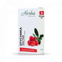 Брусники листья